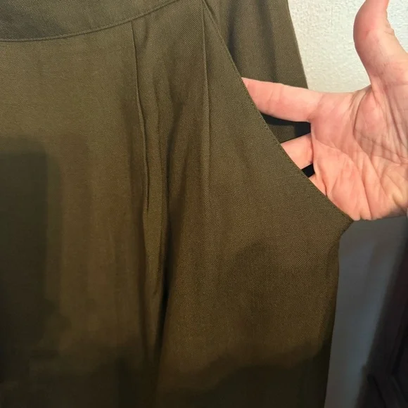 Vintage Weathervane Olive Green Women's Skirt Size 14 Made in USA - Picture 2 of 10